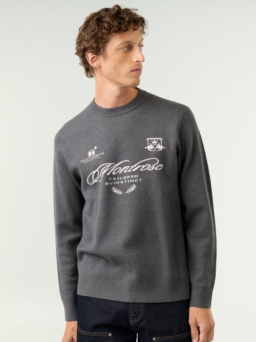 Maglione a girocollo in maglia grossa - Kiabi