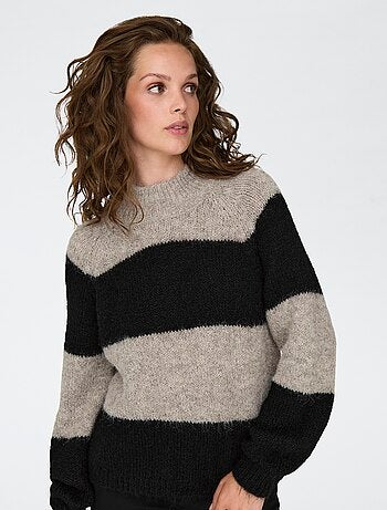 Maglione a larghe righe 'JDY'