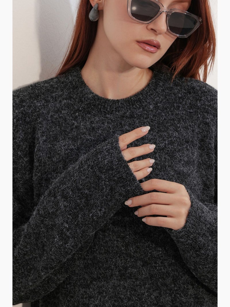 Maglione a maglia a coste bdart Grigio nero - Kiabi
