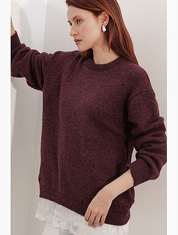 Maglione a maglia a coste bdart