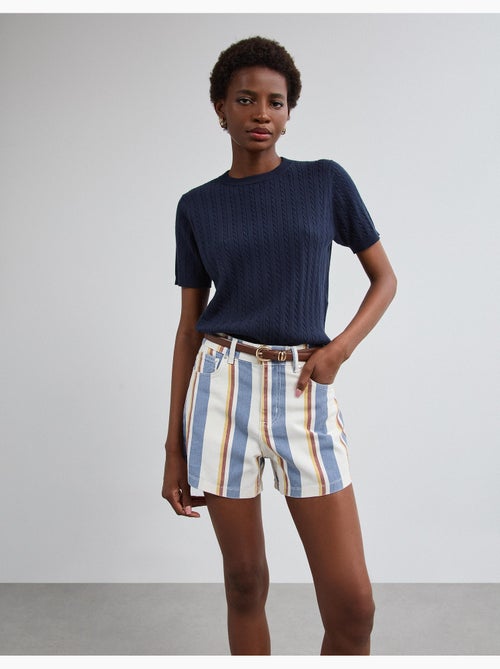 Maglione a maglia a maniche corte, mo fashion - Kiabi