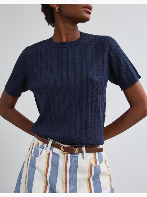 Maglione a maglia a maniche corte, mo fashion - Kiabi