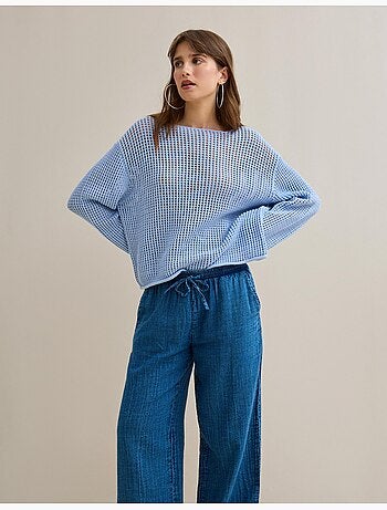 Maglione a maglia all'uncinetto, MO Fashion