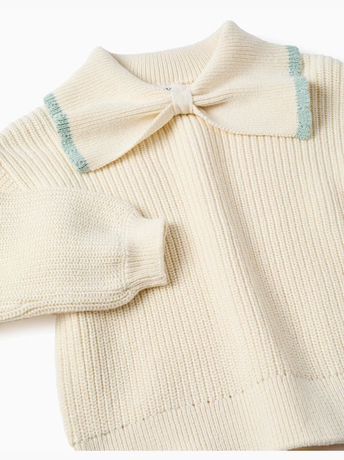 Maglione a maglia con collar a forma di fiocco - Kiabi