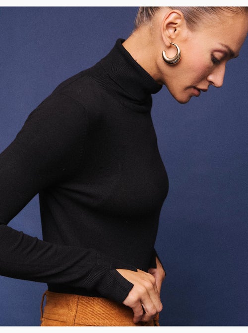 Maglione a maglia con collo alto, mo fashion - Kiabi Maglione a maglia con collo alto, mo fashion - Kiabi