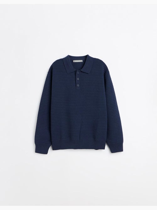 Maglione a maglia con collo polo, mo fashion - Kiabi Maglione a maglia con collo polo, mo fashion - Kiabi
