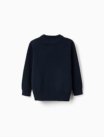 Maglione a maglia con estremità a coste