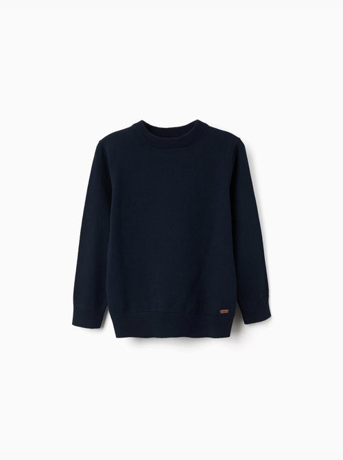 Maglione a maglia con estremità a coste - Kiabi