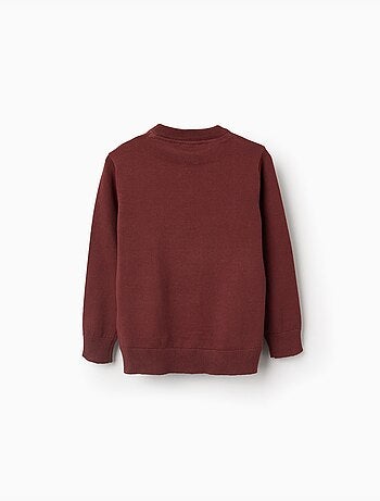 Maglione a maglia con estremità a coste