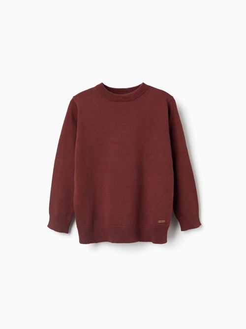 Maglione a maglia con estremità a coste - Kiabi
