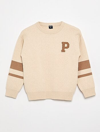 Maglione a maglia fine girocollo