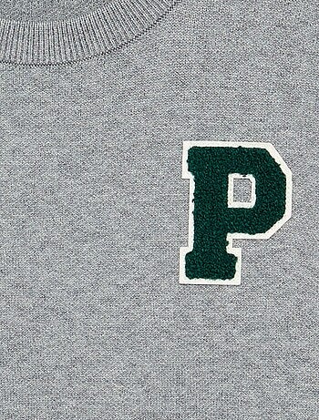 Maglione a maglia fine girocollo