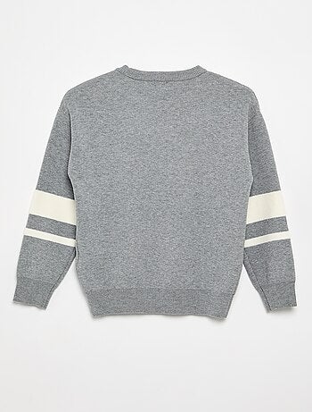 Maglione a maglia fine girocollo