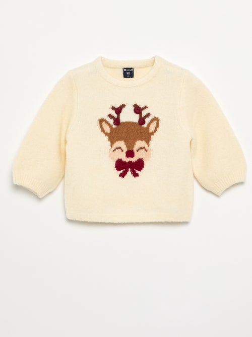 Maglione a maglia fine 'orsetto' - Kiabi