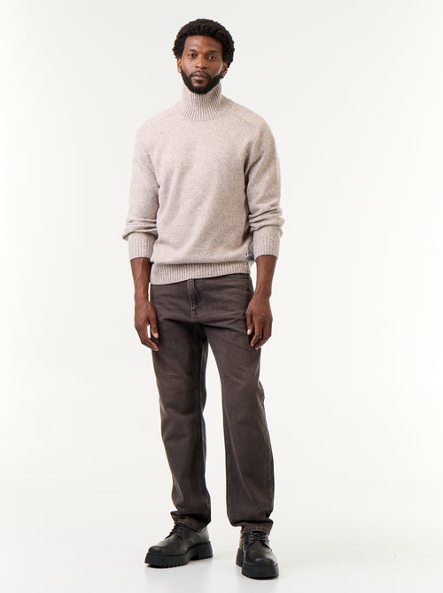 Maglione a maglia grossa a collo alto - Kiabi Maglione a maglia grossa a collo alto - Kiabi