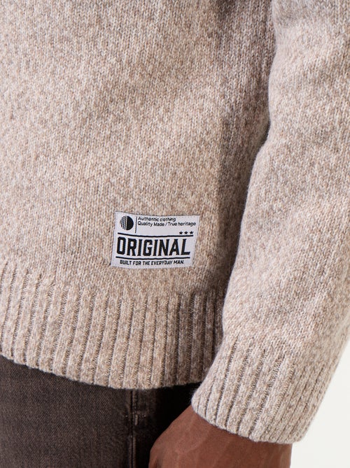 Maglione a maglia grossa a collo alto - Kiabi Maglione a maglia grossa a collo alto - Kiabi