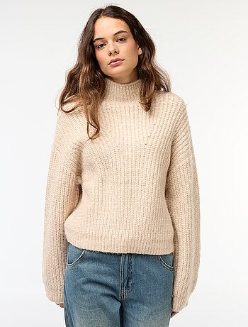 Maglione a maglia grossa