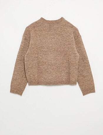 Maglione a maglia grossa