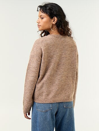 Maglione a maglia grossa