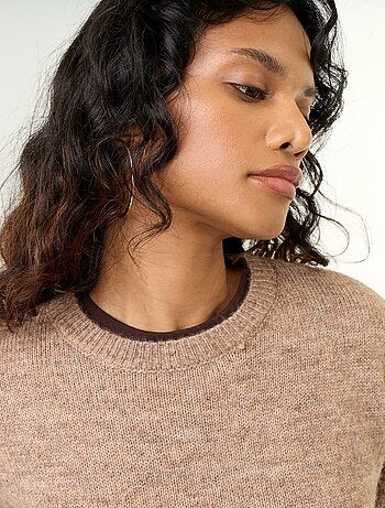 Maglione a maglia grossa