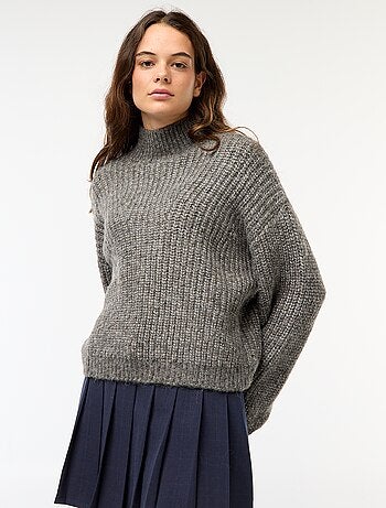 Maglione a maglia grossa