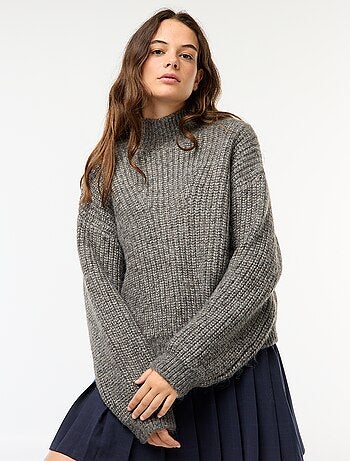 Maglione a maglia grossa
