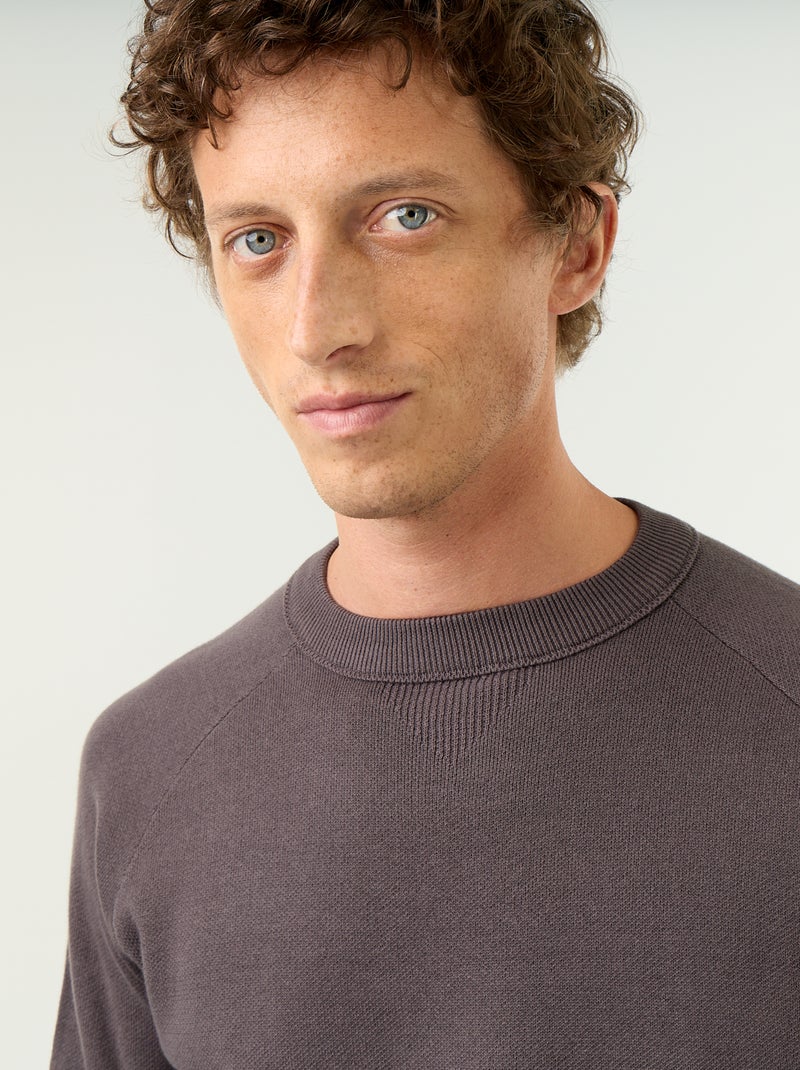 Maglione a maglia grossa Grigio - Kiabi