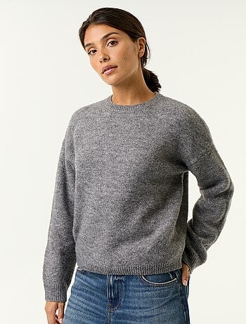 Maglione a maglia grossa