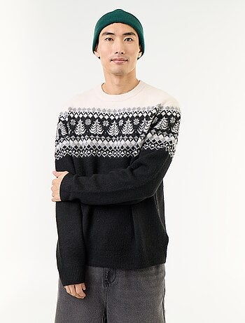Maglione a maglia grossa