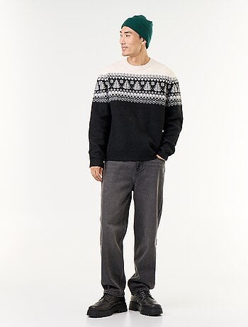 Maglione a maglia grossa