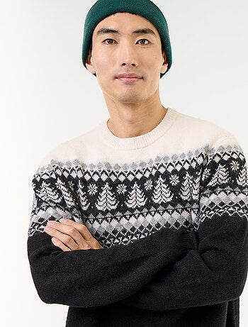 Maglione a maglia grossa