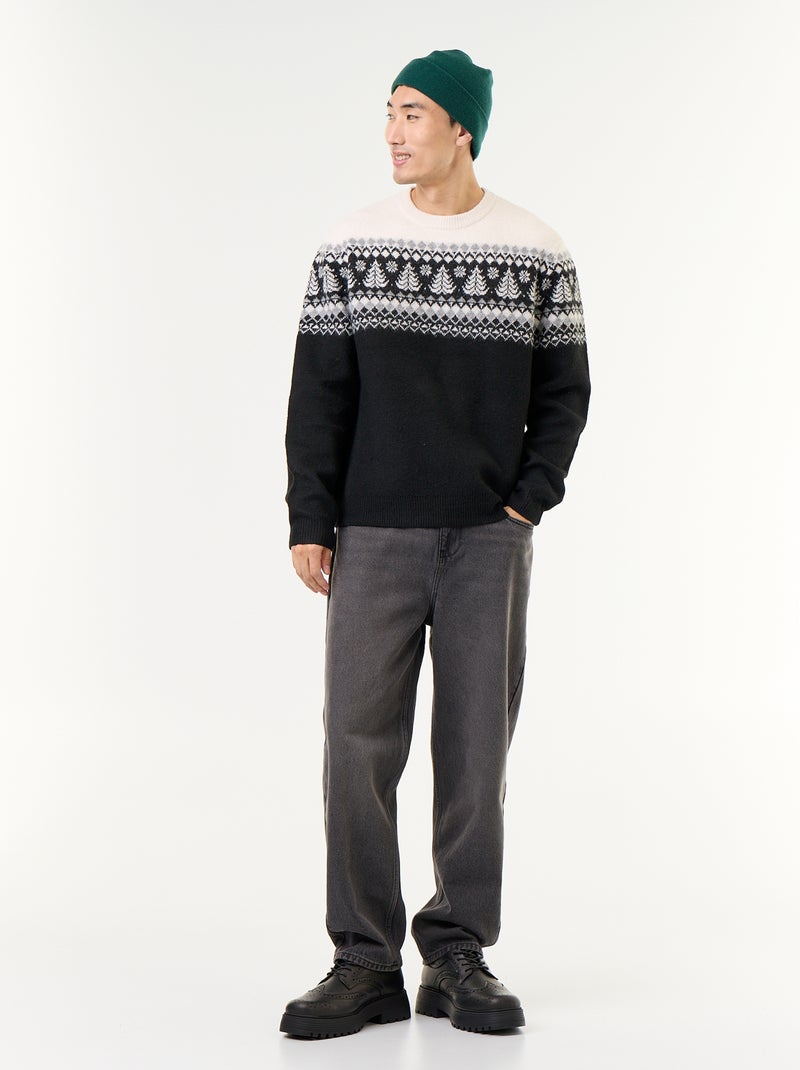 Maglione a maglia grossa Grigio - Kiabi