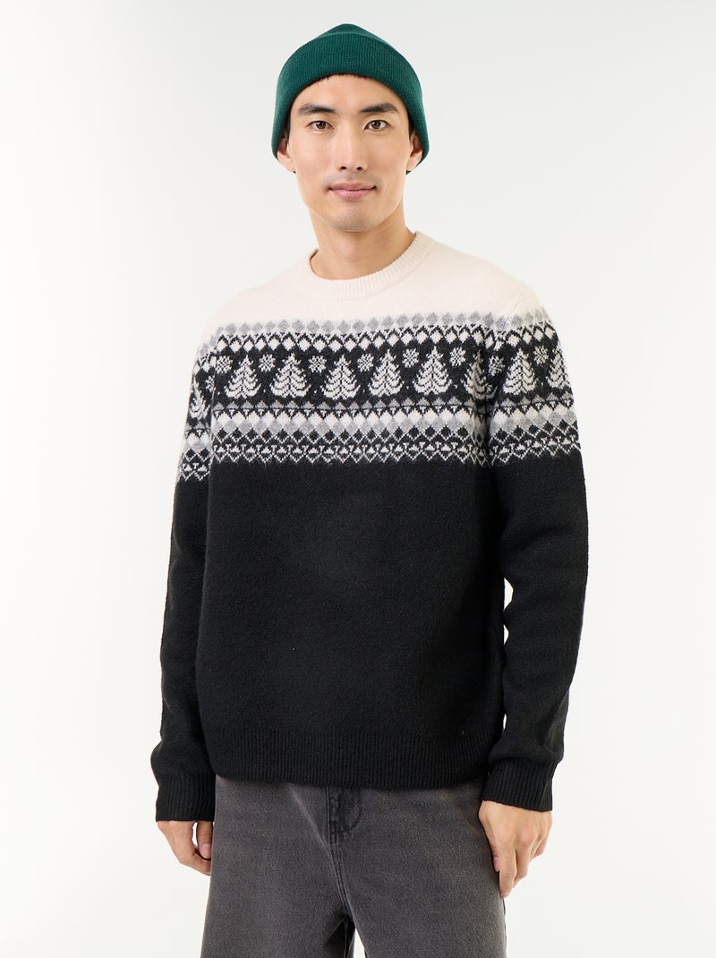 Maglione a maglia grossa Grigio - Kiabi