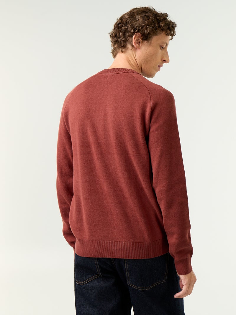 Maglione a maglia grossa Marrone - Kiabi