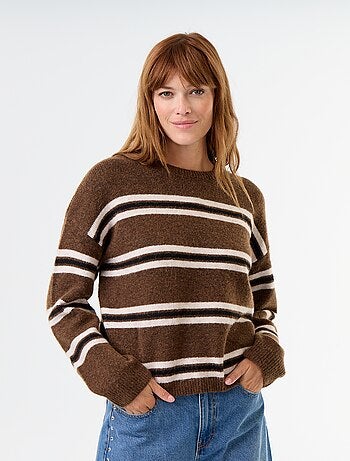 Maglione a maglia grossa