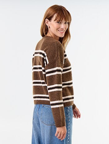 Maglione a maglia grossa