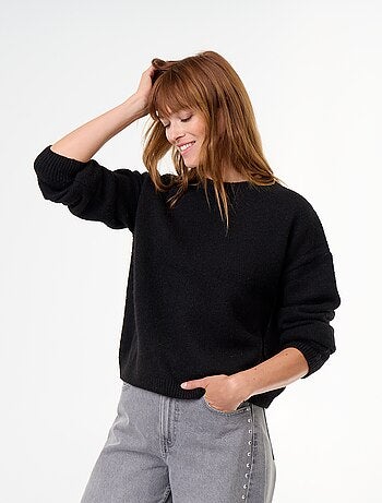 Maglione a maglia grossa