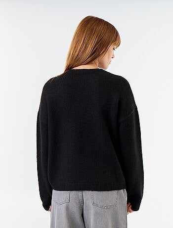 Maglione a maglia grossa