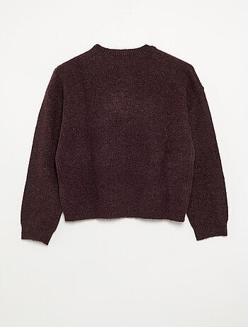 Maglione a maglia grossa