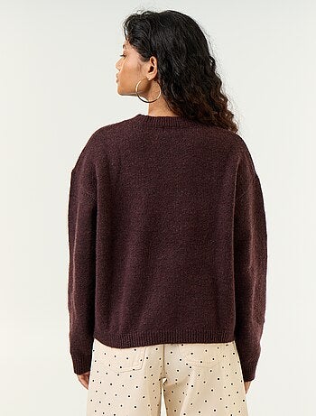 Maglione a maglia grossa