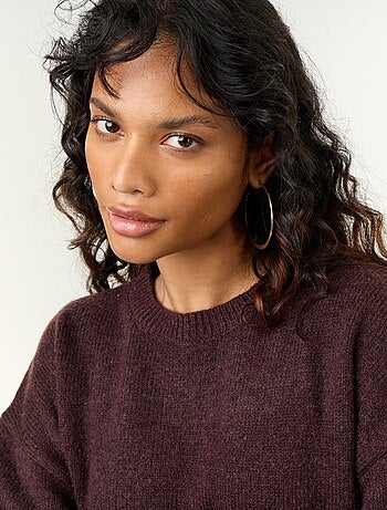Maglione a maglia grossa
