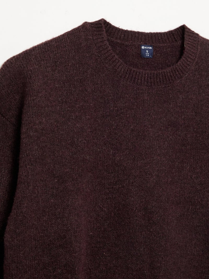 Maglione a maglia grossa Viola - Kiabi