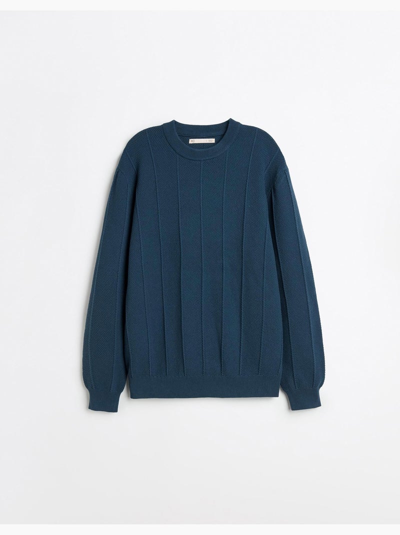 Maglione a maglia Jacquard, MO Fashion Blu - Kiabi