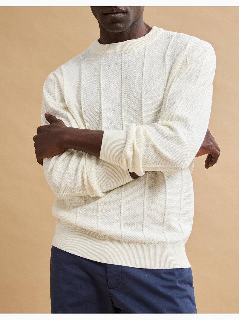 Maglione a maglia Jacquard, MO Fashion Ecru - Kiabi