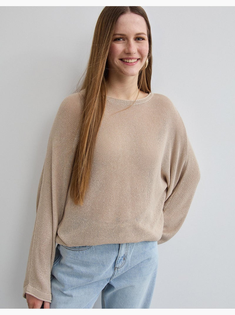 Maglione a maglia, MO Fashion Beige - Kiabi
