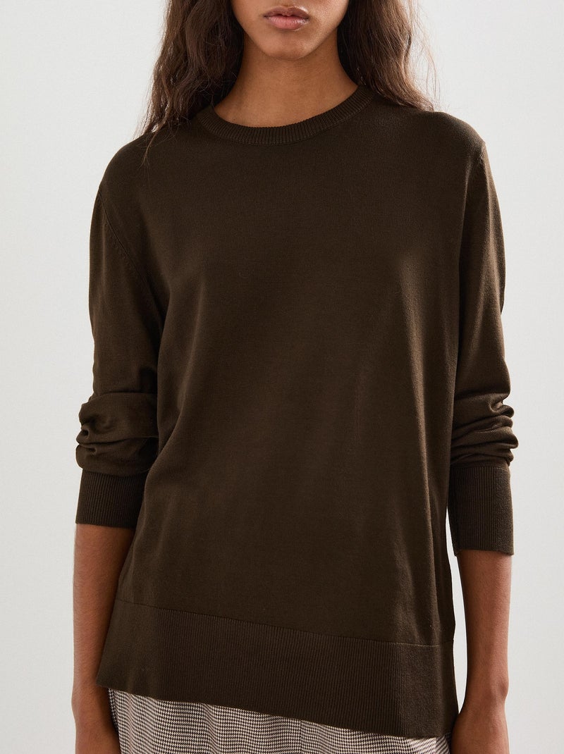 Maglione a maglia, MO Fashion Marrone - Kiabi