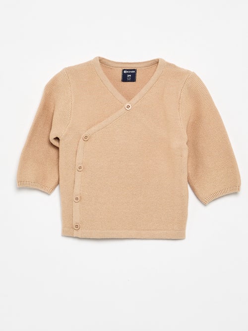 Maglione a maglia punto legaccio - Kiabi