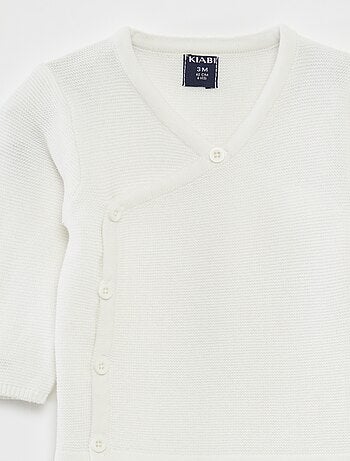 Maglione a maglia punto legaccio
