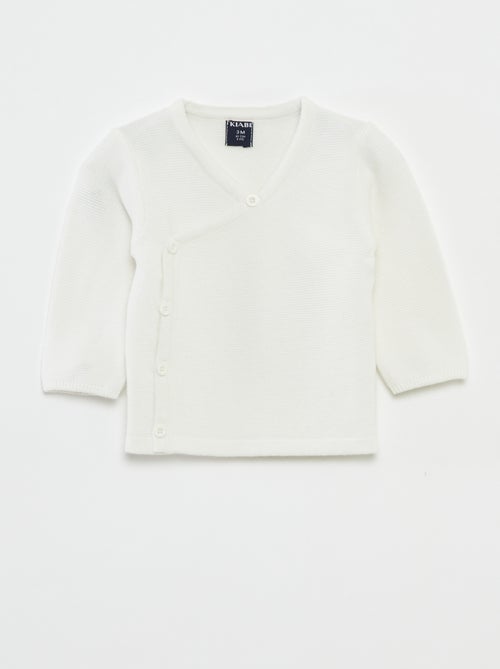 Maglione a maglia punto legaccio - Kiabi