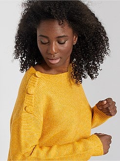 Maglione a maglia punto legaccio - Kiabi